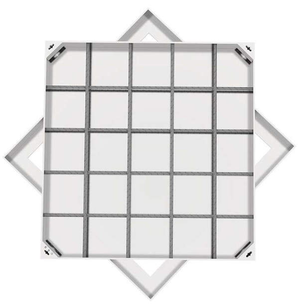 新城镇不锈钢方井展示